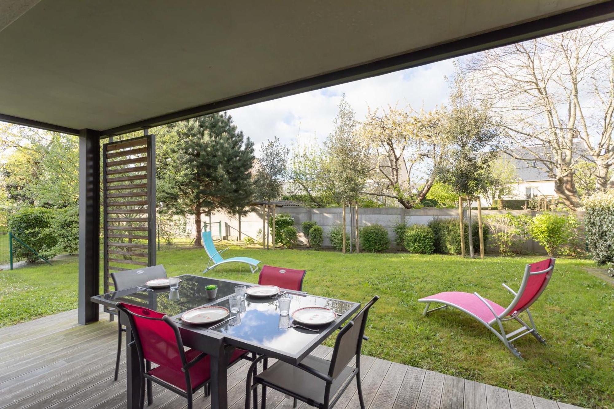 Le Garden By Cocoonr Apartment Dinard Ngoại thất bức ảnh